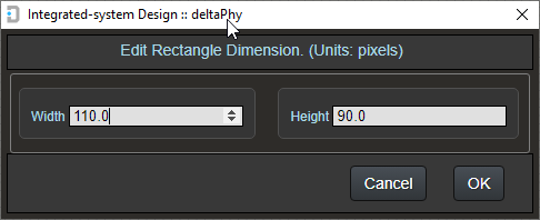 Image showing edit rectangle dialog