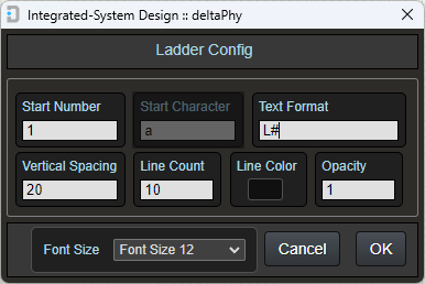 Image of schematic ladder edit dialog.