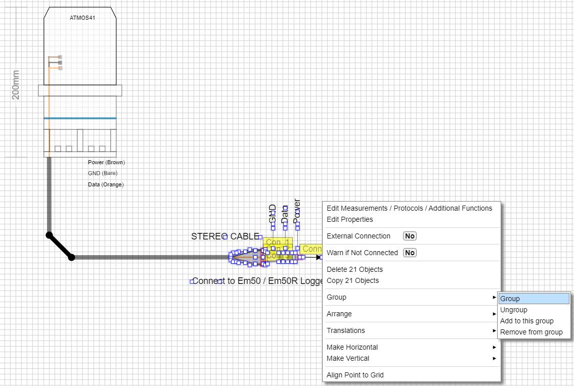 Making a cable component step 8 