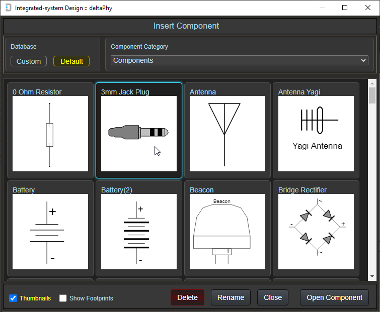 Making a cable component step 1 - lay out cable