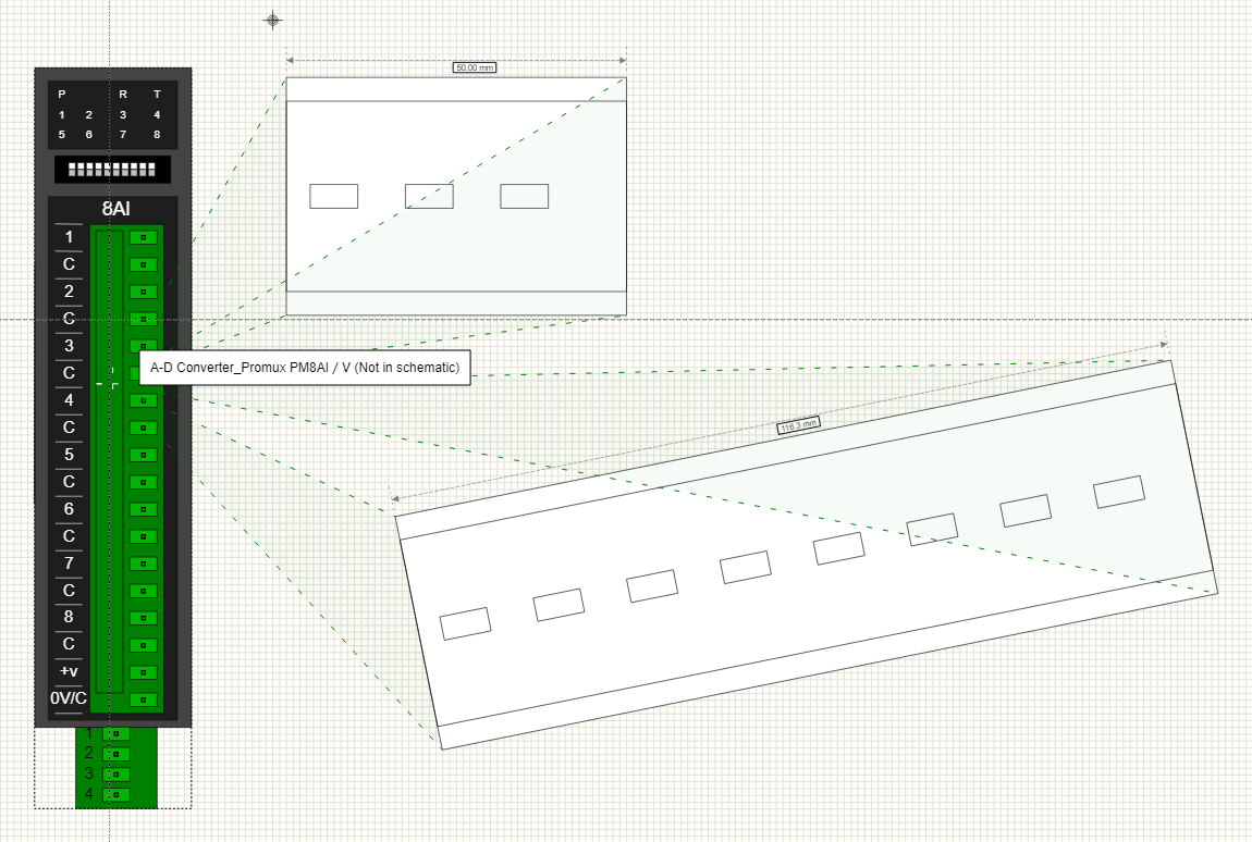 Mounting a dinrecess component to a dinrail
