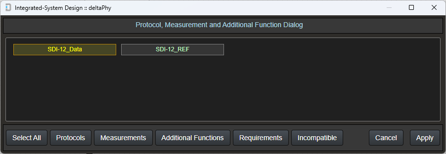 Context menu to apply PMA to an electrical object