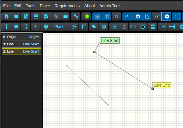 Selecting an object using the stack