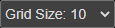 Grid size selector