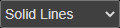 Default line style selector