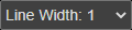 Default line width selector